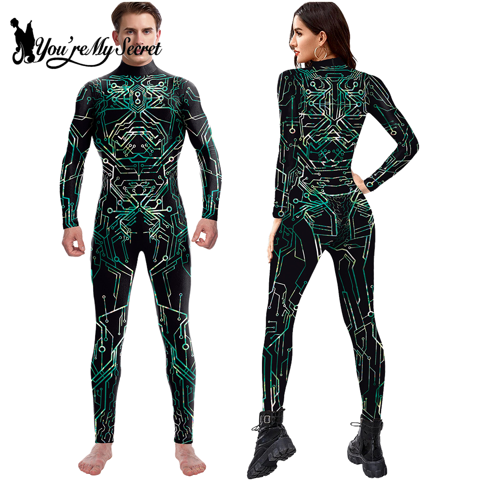 Anime Cosplay For Couples - [You're My Secret] Couple Punk Jumpsuit