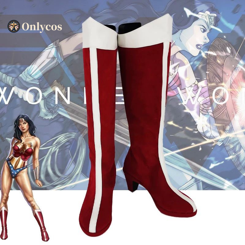 Anime Cosplay Girl Costume - Wonder Cosplay Woman Shoes Halloween Party
