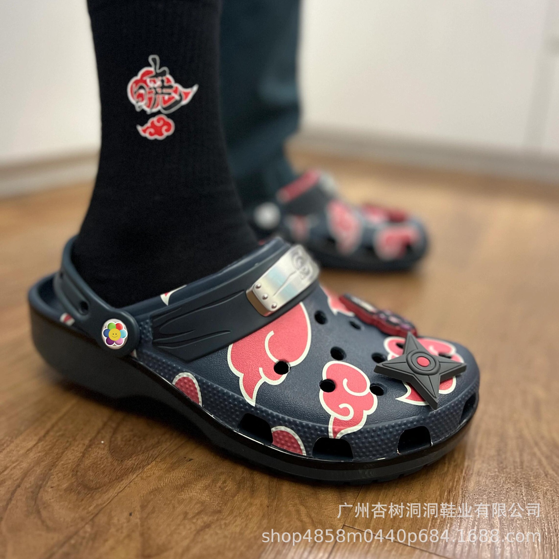 Naruto Akatsuki Red Cloud Plat - Anime Cosplay Thick 评论和价格