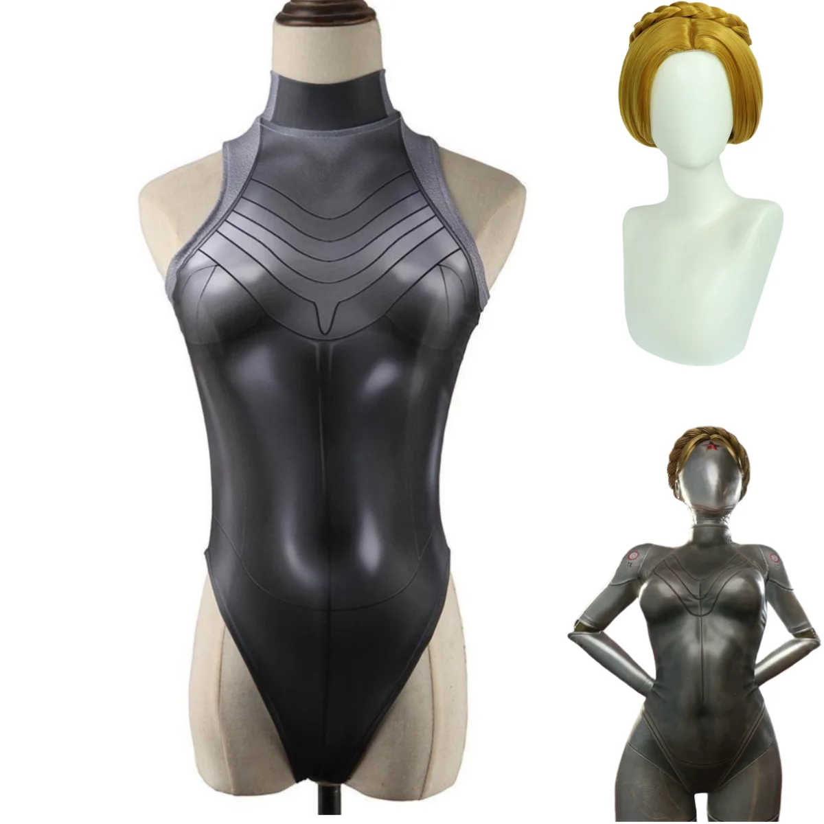 Robot Twins Cosplay Costume fo - Anime Cosplay Jumpsuit 评论和价格
