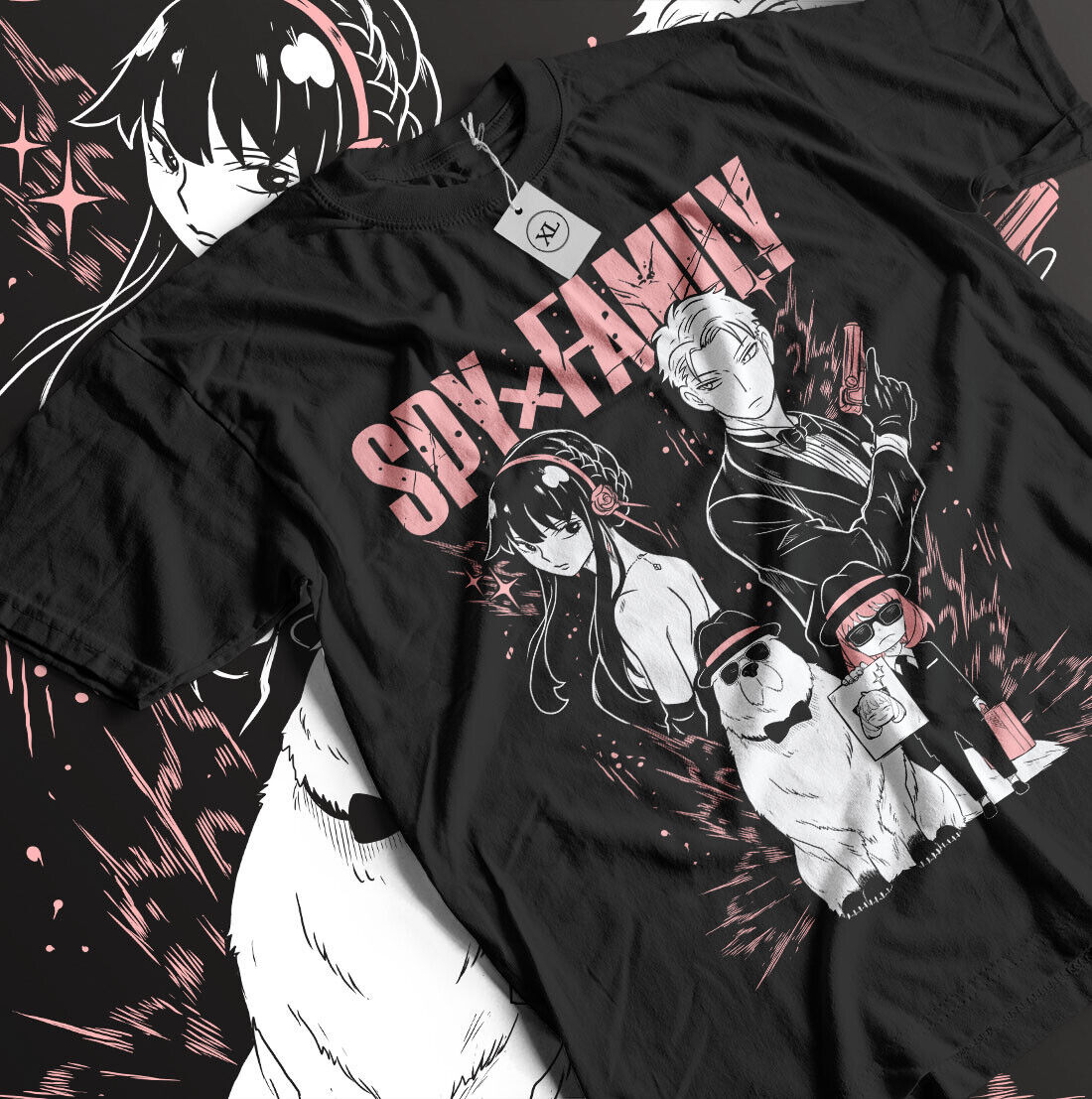 Spy X Family T-Shirt Loid Anya - Spy Family Outfit 评论和价格