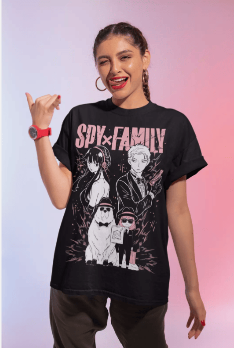 Spy X Family T-Shirt Loid Anya - Spy Family Outfit 评论和价格