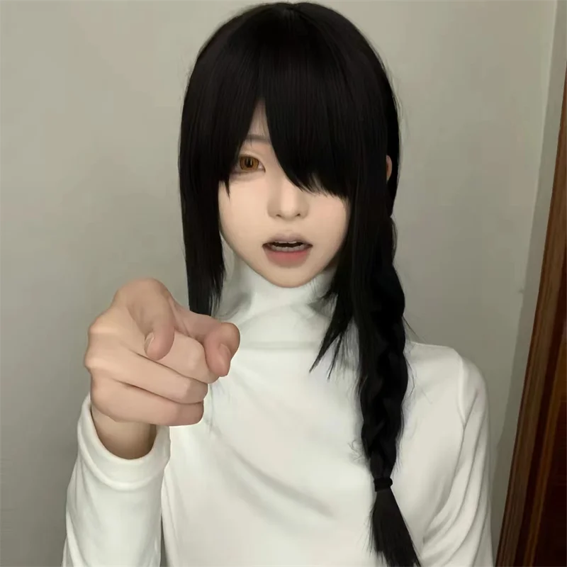 Anime Chainsaw Man Nayuta Adul - Anime Cosplay Long Black Hair 评论和价格