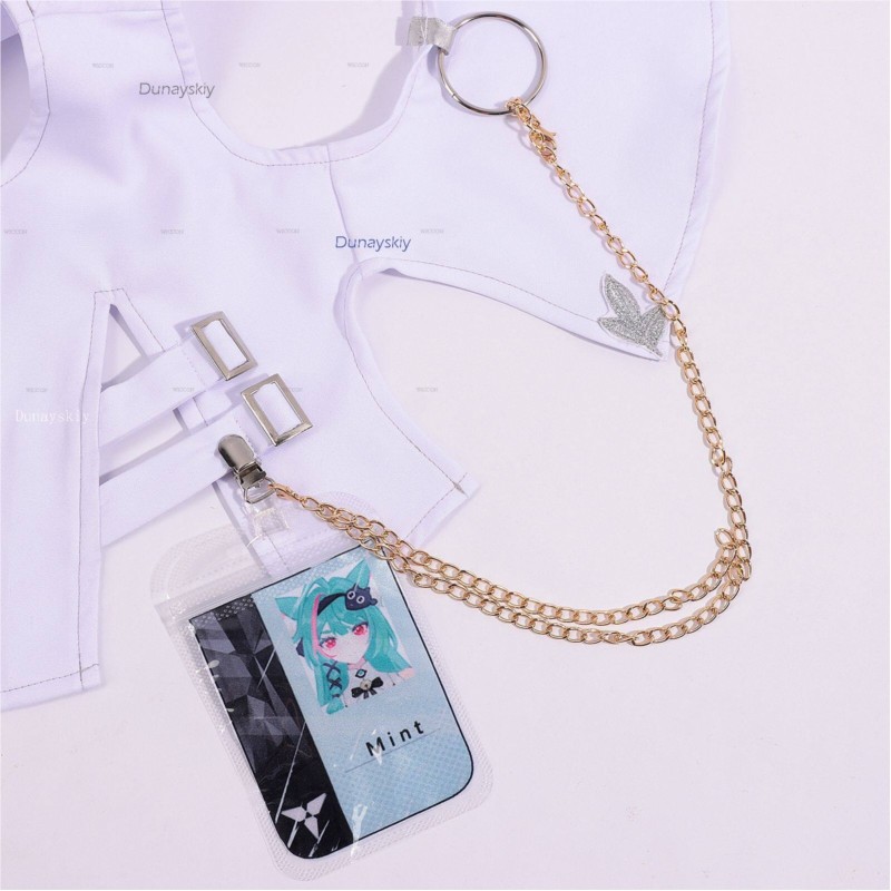 Fantasias NTE Mint Neverness T - Anime Cosplay Jumpsuit 评论和价格