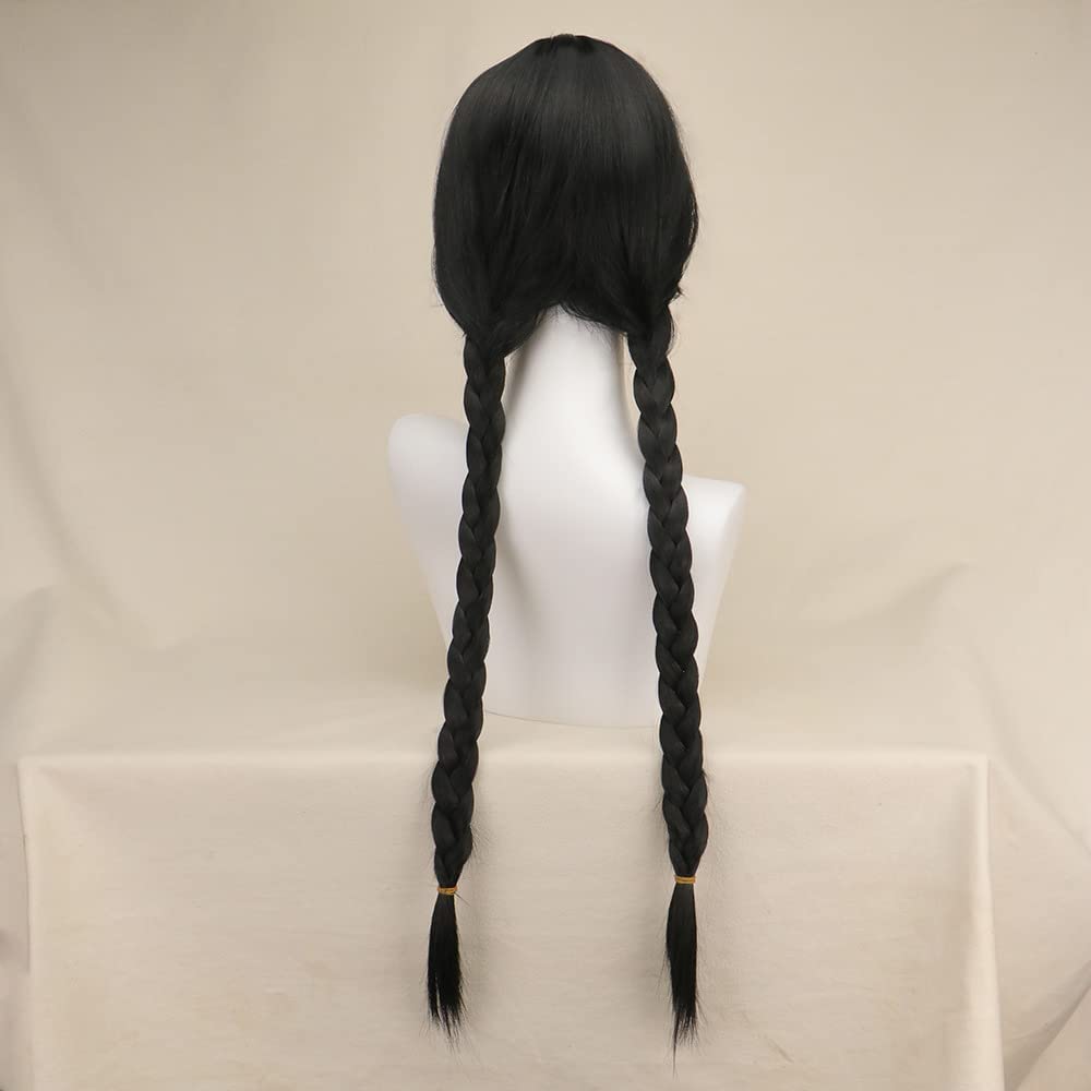 Long Gothic Cosplay Wigs Women - Anime Cosplay Long Black Hair 评论和价格
