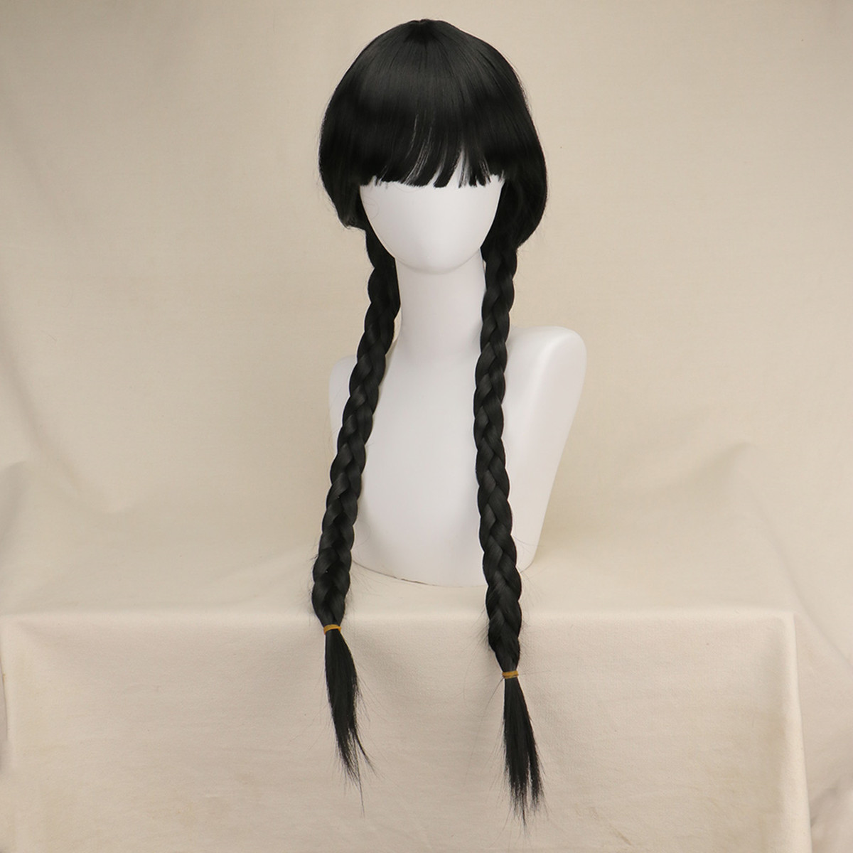 Long Gothic Cosplay Wigs Women - Anime Cosplay Long Black Hair 评论和价格