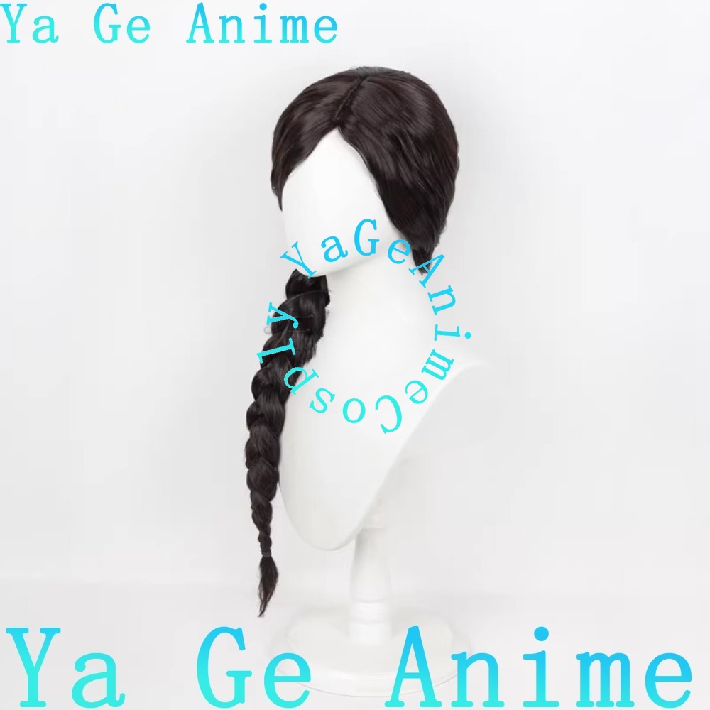 Cosplay Wig Side Part Scalp To - Anime Cosplay Long Black Hair 评论和价格