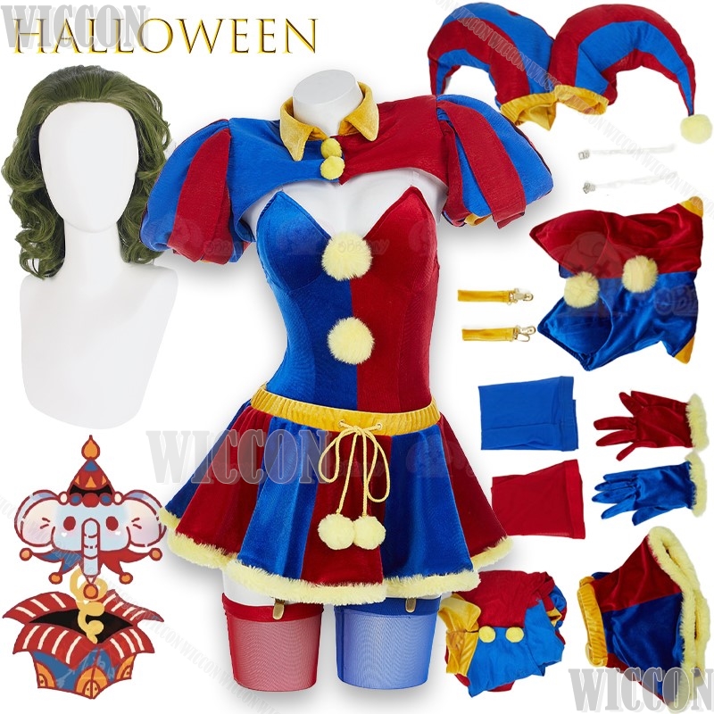 Magical Circus Joker Girl Cosp - Anime Cosplay Outfits Female 评论和价格