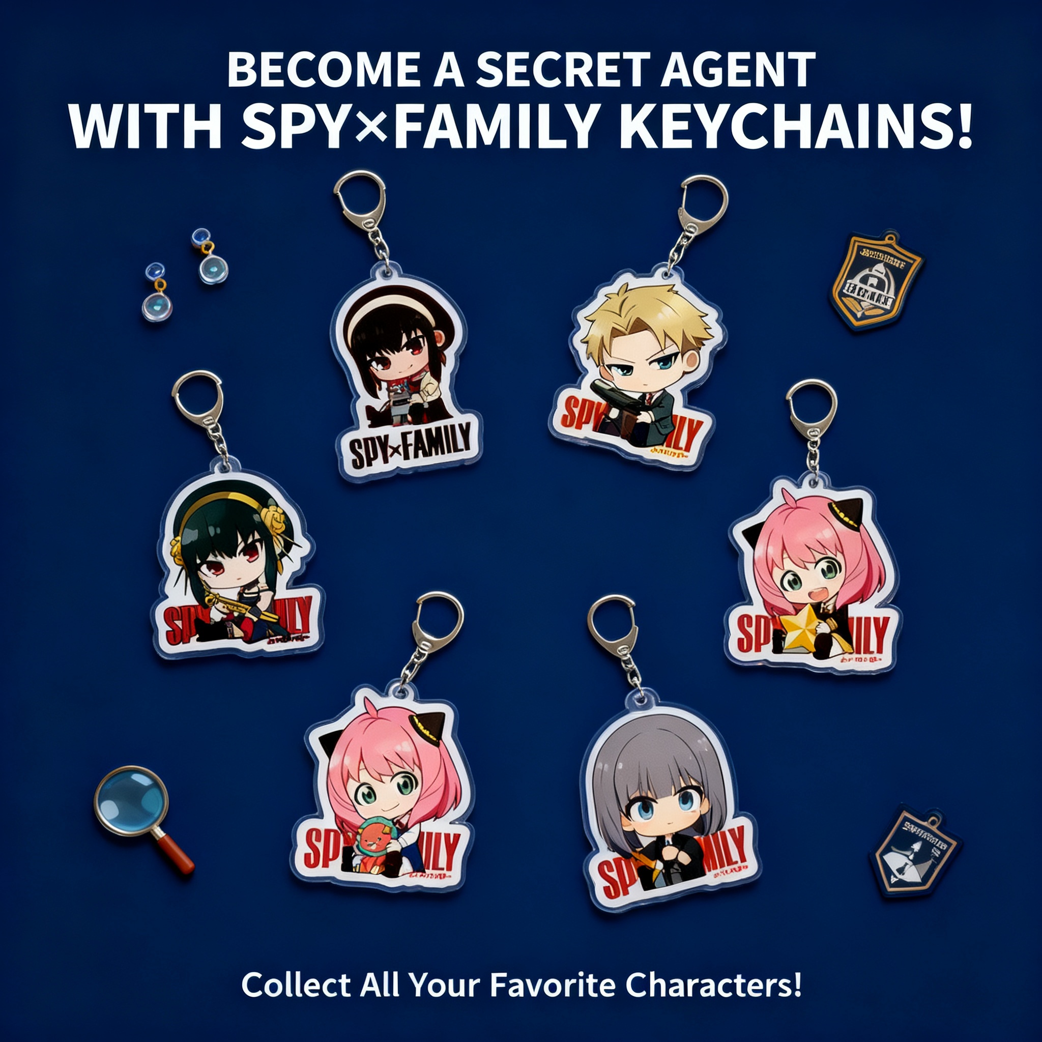 Spy x Family Acrylic Keychain  - Anime Cosplay Yor 评论和价格