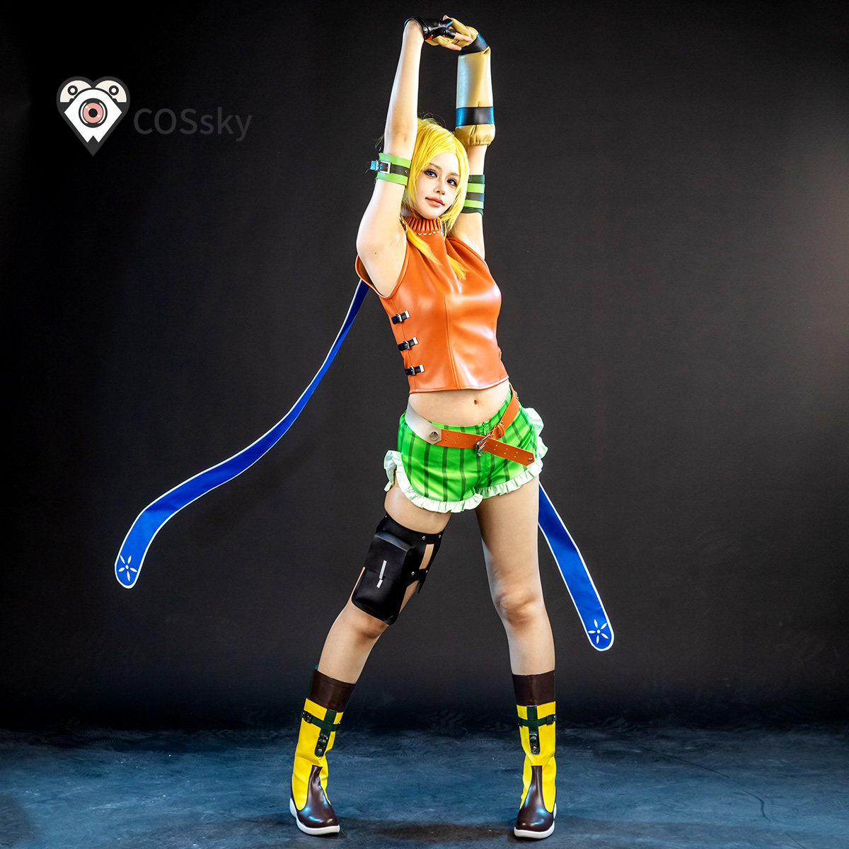 Game Final Fantasy X  Rikku Co - Anime Cosplay Girl Costume 评论和价格