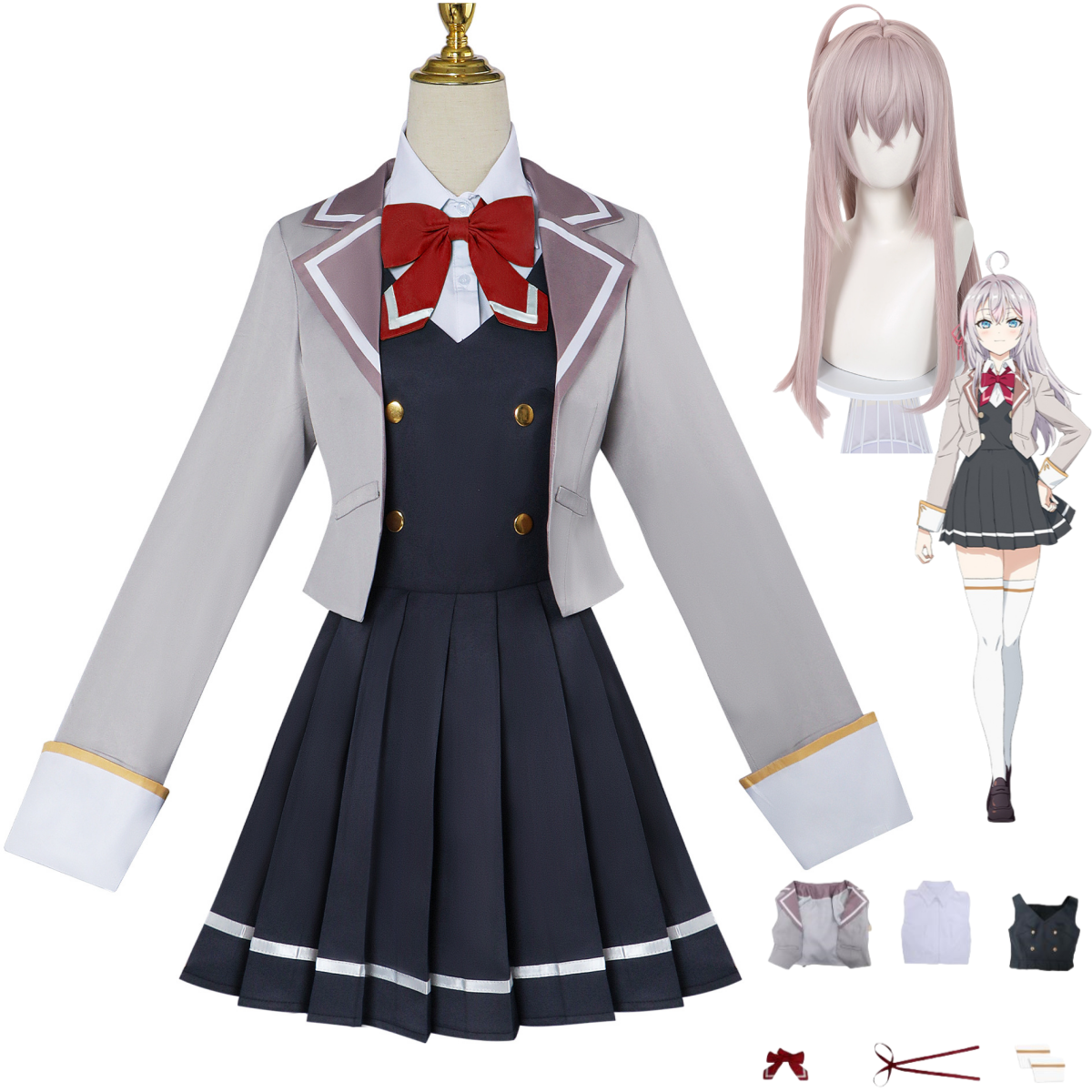 Anime Alya Sometimes Hides Her - Anime Cosplay Alya 评论和价格