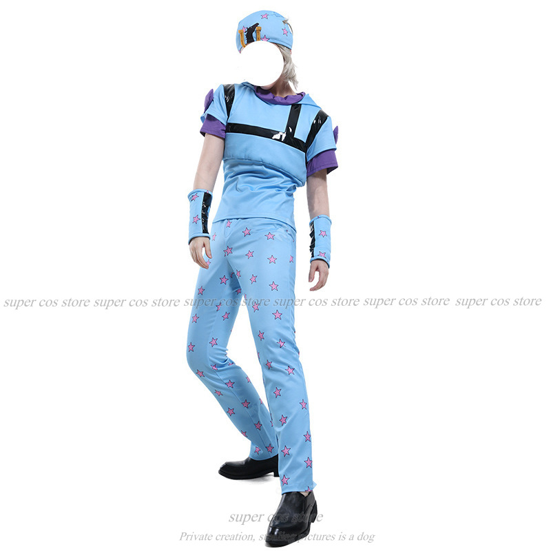 Anime JoJo Adventure Cos Johnn - Anime Cosplay Outfits Female 评论和价格