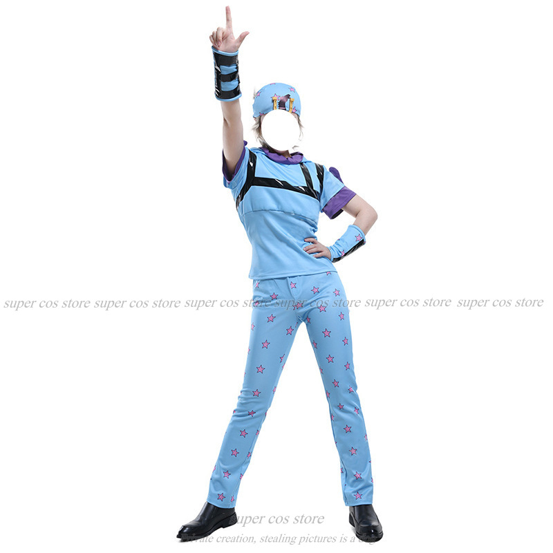 Anime JoJo Adventure Cos Johnn - Anime Cosplay Outfits Female 评论和价格