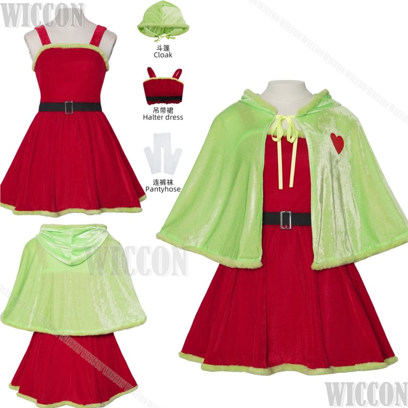 Christmas Winter Red Dress Gre - Anime Cosplay Events 2026 评论和价格