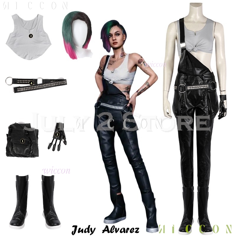 CyberrPunk Judy Cosplay Alvare - Anime And Cosplay Expo 2025 评论和价格