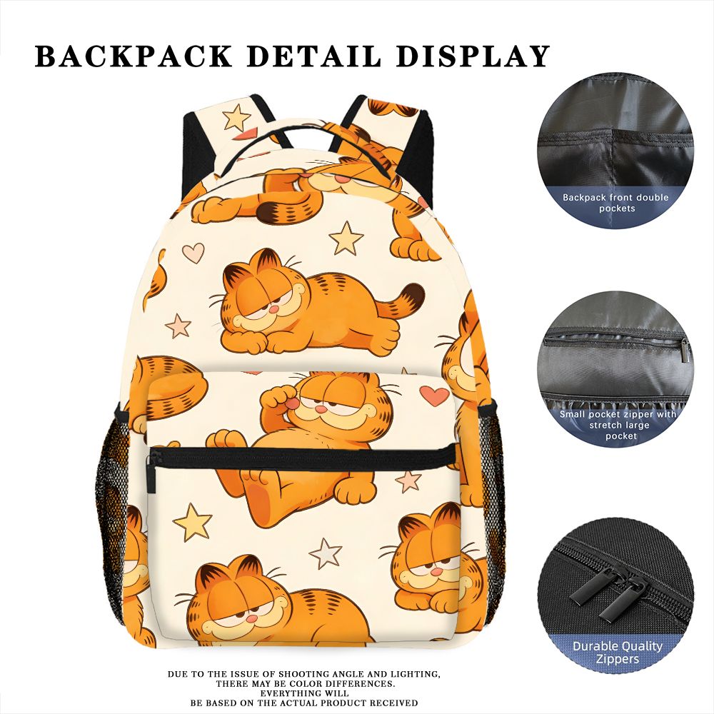 Funny Lazy Garfield Backpack S - Anime & Cosplay Expo Acx 2025 评论和价格
