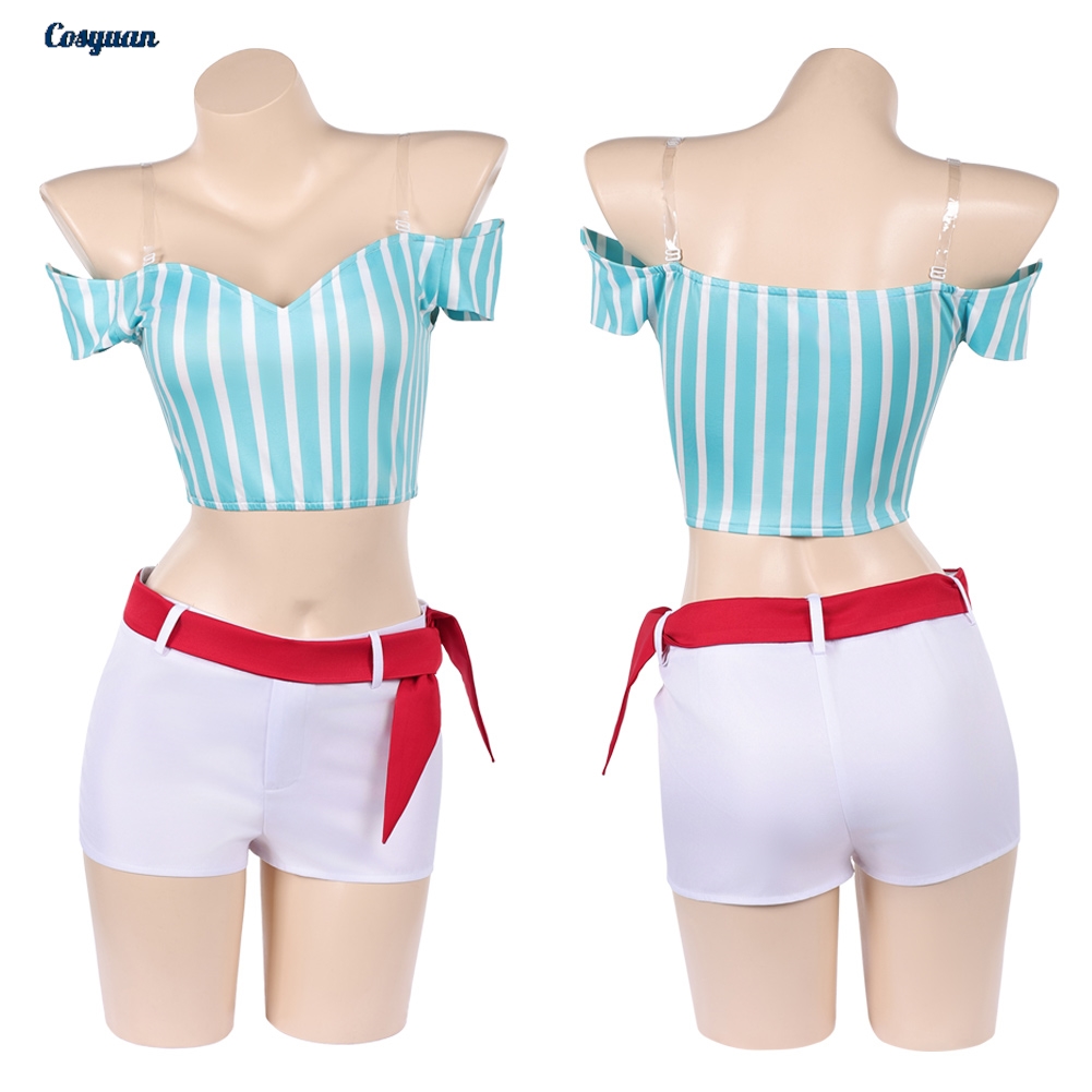 Anime Pirate Cosplay Nami Top  - Anime Cosplay Outfits Female 评论和价格