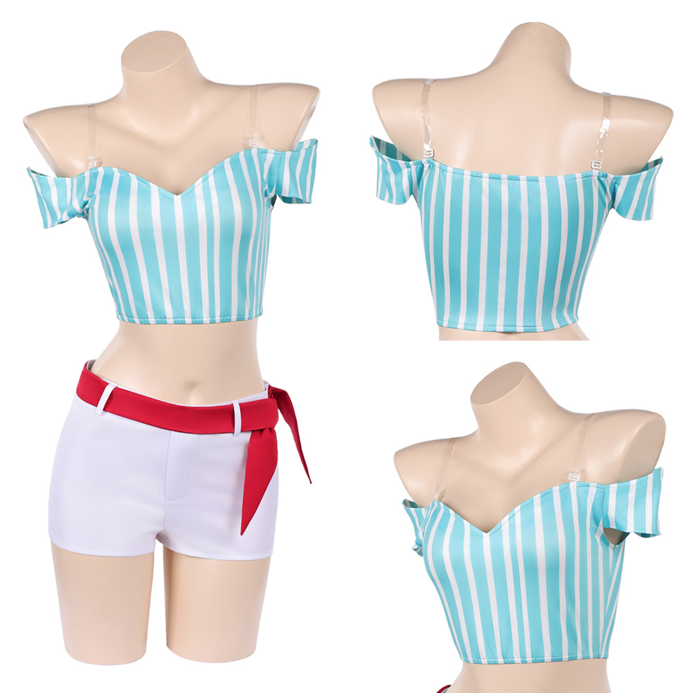 Anime Pirate Cosplay Nami Top  - Anime Cosplay Outfits Female 评论和价格