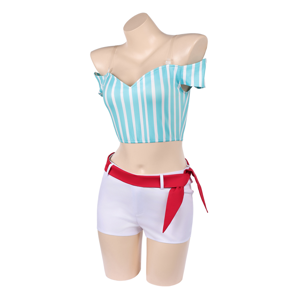 Anime Pirate Cosplay Nami Top  - Anime Cosplay Outfits Female 评论和价格