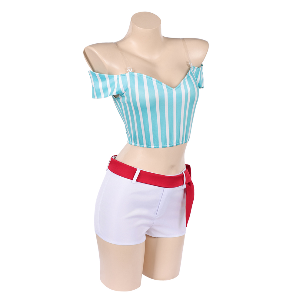 Anime Pirate Cosplay Nami Top  - Anime Cosplay Outfits Female 评论和价格